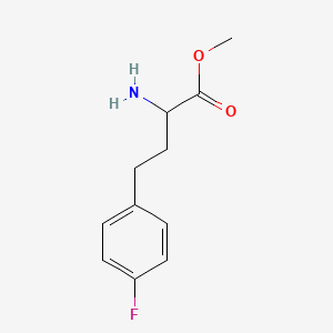 Methyl 2-amino-4-(4-fluorophenyl)butanoate