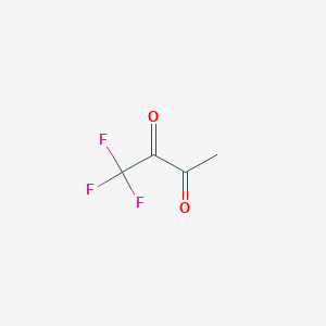 molecular formula C4H3F3O2 B153108 1,1,1-Trifluoro-2,3-butanedione CAS No. 131549-62-7