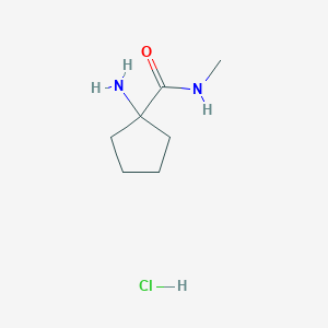 molecular formula C7H15ClN2O B1531080 1-Amino-N-methylcyclopentan-1-carbonsäureamid-Hydrochlorid CAS No. 1240526-30-0