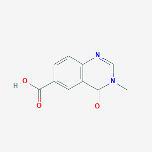 3-Methyl-4-oxo-3,4-dihydroquinazoline-6-carboxylic acid