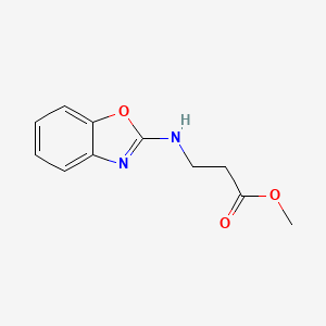 molecular formula C11H12N2O3 B1531081 3-[(1,3-苯并恶唑-2-基)氨基]丙酸甲酯 CAS No. 931098-35-0