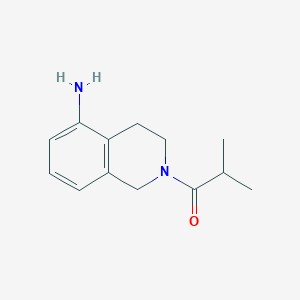 1-(5-Amino-3,4-dihydroisoquinolin-2(1h)-yl)-2-methylpropan-1-one