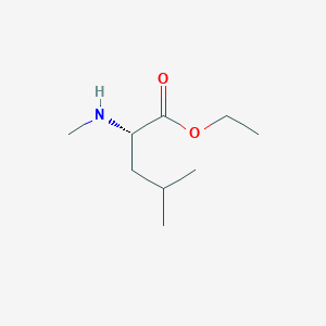 molecular formula C9H19NO2 B15310824 Ethyl methyl-L-leucinate 