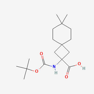 2-{[(Tert-butoxy)carbonyl]amino}-7,7-dimethylspiro[3.5]nonane-2-carboxylicacid