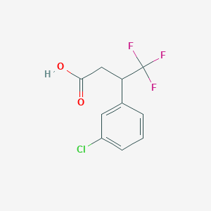 3-(3-Chlorophenyl)-4,4,4-trifluorobutanoic acid