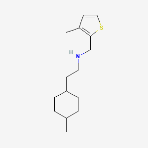 2-(4-Methylcyclohexyl)-N-((3-methylthiophen-2-yl)methyl)ethan-1-amine