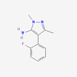 4-(2-Fluorophenyl)-1,3-dimethyl-1h-pyrazol-5-amine