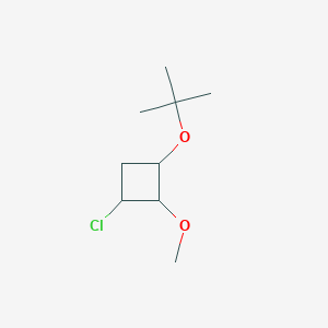 1-(Tert-butoxy)-3-chloro-2-methoxycyclobutane