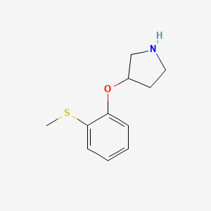 3-(2-(Methylthio)phenoxy)pyrrolidine