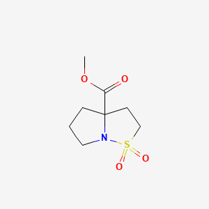 Methyl1,1-dioxo-hexahydro-1lambda6-pyrrolo[1,2-b][1,2]thiazole-3a-carboxylate