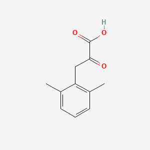 molecular formula C11H12O3 B15311078 3-(2,6-Dimethylphenyl)-2-oxopropanoic acid 