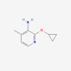 2-Cyclopropoxy-4-methylpyridin-3-amine