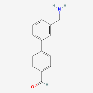 4-[3-(Aminomethyl)phenyl]benzaldehyde