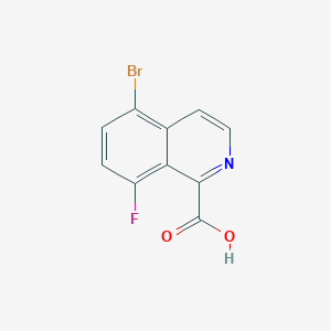 5-Bromo-8-fluoroisoquinoline-1-carboxylic acid