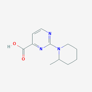 2-(2-Methylpiperidin-1-yl)pyrimidine-4-carboxylic acid