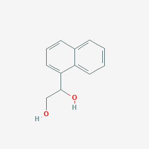 molecular formula C12H12O2 B15311120 1,2-Ethanediol, 1-(1-naphthalenyl)- CAS No. 13603-64-0