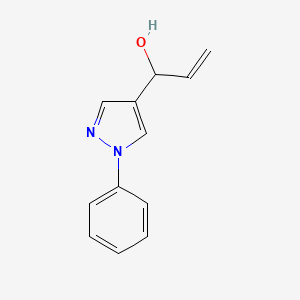 1-(1-Phenyl-1h-pyrazol-4-yl)prop-2-en-1-ol