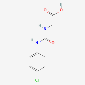 molecular formula C9H9ClN2O3 B15311165 N-[(4-Chlorophenyl)carbamoyl]glycine CAS No. 3896-28-4