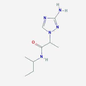 2-(3-Amino-1h-1,2,4-triazol-1-yl)-N-(sec-butyl)propanamide