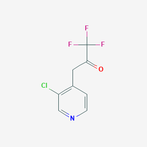 3-(3-Chloropyridin-4-yl)-1,1,1-trifluoropropan-2-one