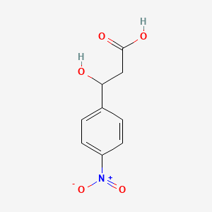 molecular formula C9H9NO5 B15311223 3-Hydroxy-3-(4-nitrophenyl)propanoic acid 