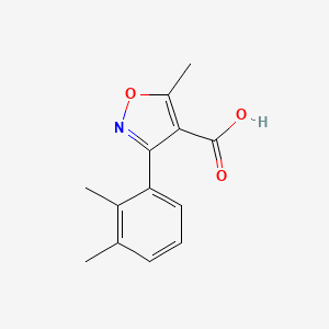 3-(2,3-Dimethylphenyl)-5-methylisoxazole-4-carboxylic acid