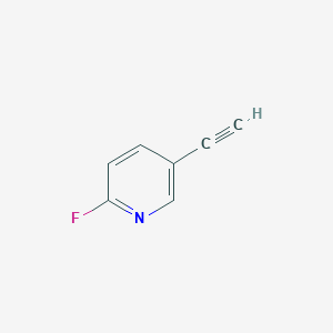 molecular formula C7H4FN B1531127 5-乙炔基-2-氟吡啶 CAS No. 853909-08-7