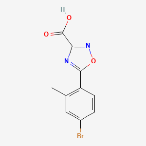 5-(4-Bromo-2-methylphenyl)-1,2,4-oxadiazole-3-carboxylic acid