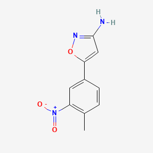 5-(4-Methyl-3-nitrophenyl)isoxazol-3-amine