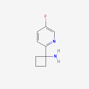 1-(5-Fluoropyridin-2-YL)cyclobutan-1-amine