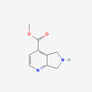 methyl 5H,6H,7H-pyrrolo[3,4-b]pyridine-4-carboxylate