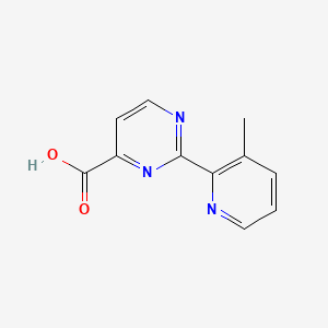 2-(3-Methylpyridin-2-yl)pyrimidine-4-carboxylic acid