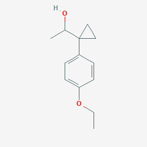 1-[1-(4-Ethoxyphenyl)cyclopropyl]ethan-1-ol