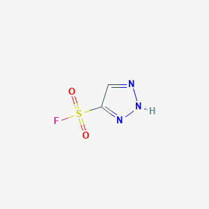 molecular formula C2H2FN3O2S B15311425 2H-1,2,3-triazole-4-sulfonyl fluoride 