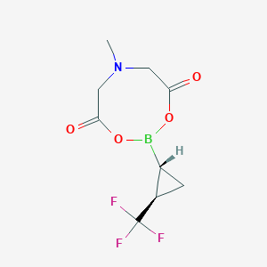 rel-6-Methyl-2-((1R,2R)-2-(trifluoromethyl)cyclopropyl)-1,3,6,2-dioxazaborocane-4,8-dione