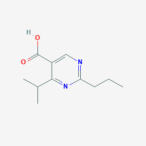 molecular formula C11H16N2O2 B15311464 4-Isopropyl-2-propylpyrimidine-5-carboxylic acid 