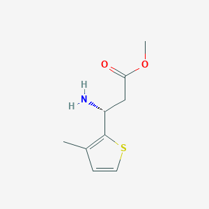 Methyl (r)-3-amino-3-(3-methylthiophen-2-yl)propanoate