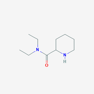 molecular formula C10H20N2O B153115 N,N-diethylpiperidine-2-carboxamide CAS No. 130497-30-2