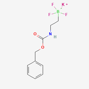 Potassium benzyl N-[2-(trifluoroboranuidyl)ethyl]carbamate