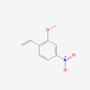 molecular formula C9H9NO3 B15311536 1-Ethenyl-2-methoxy-4-nitrobenzene 