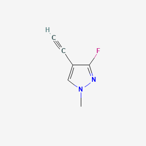 4-ethynyl-3-fluoro-1-methyl-1H-pyrazole