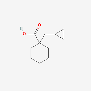 1-(Cyclopropylmethyl)cyclohexane-1-carboxylic acid