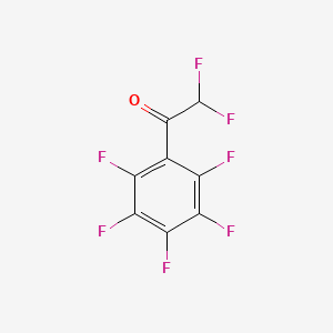 2,2-Difluoro-1-pentafluorophenyl-ethanone