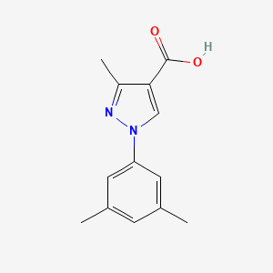 1-(3,5-Dimethylphenyl)-3-methyl-1h-pyrazole-4-carboxylic acid