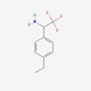 1-(4-Ethylphenyl)-2,2,2-trifluoroethylamine