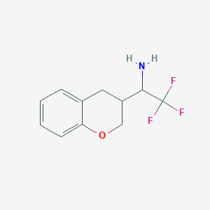 1-(Chroman-3-yl)-2,2,2-trifluoroethan-1-amine