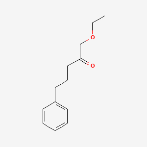 molecular formula C13H18O2 B15311714 1-Ethoxy-5-phenylpentan-2-one 