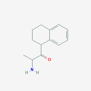 2-Amino-1-(1,2,3,4-tetrahydronaphthalen-1-yl)propan-1-one