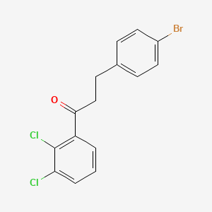 3-(4-Bromophenyl)-1-(2,3-dichlorophenyl)propan-1-one
