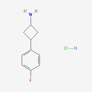 3-(4-Fluorophenyl)cyclobutan-1-amine hydrochloride